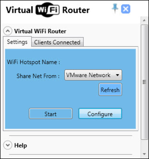 Как настроить virtual wifi router